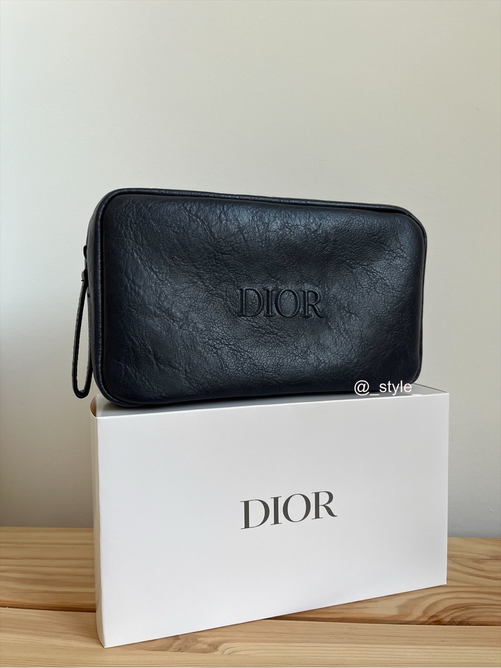 Dior Dark Navy Travel Pouch